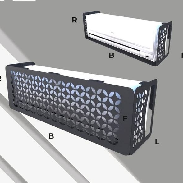Skrivač klima Iron Concept | AC cover metal panel Montenegro | Декоративный экран кондиционера